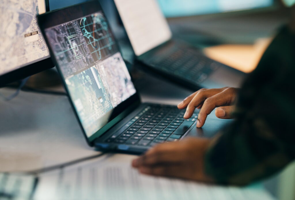 Stock image of hands at a keyboard